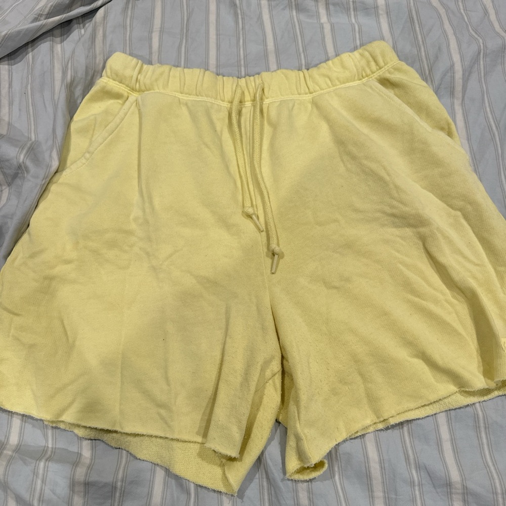 Yellow pink brand shorts